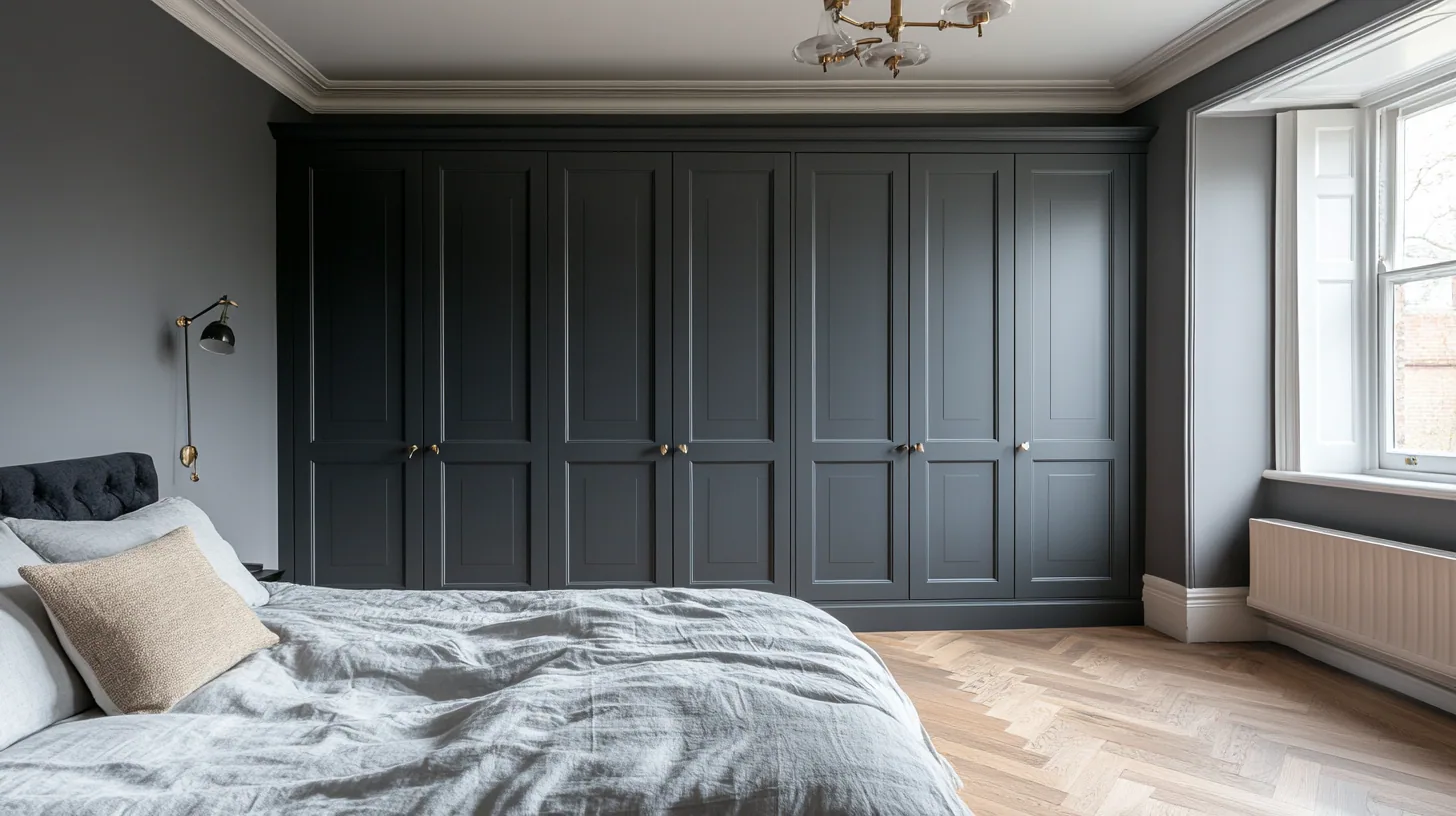 Bespoke fitted wardrobe and dressing room by Morton Fine Furniture